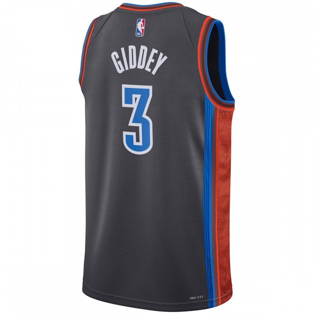 Josh Giddey Oklahoma City Thunder Unisex 2022/23 Swingman Jersey - City Edition - Gray-Pro Kit Vault | Brand New 26/27 Sports Jerseys